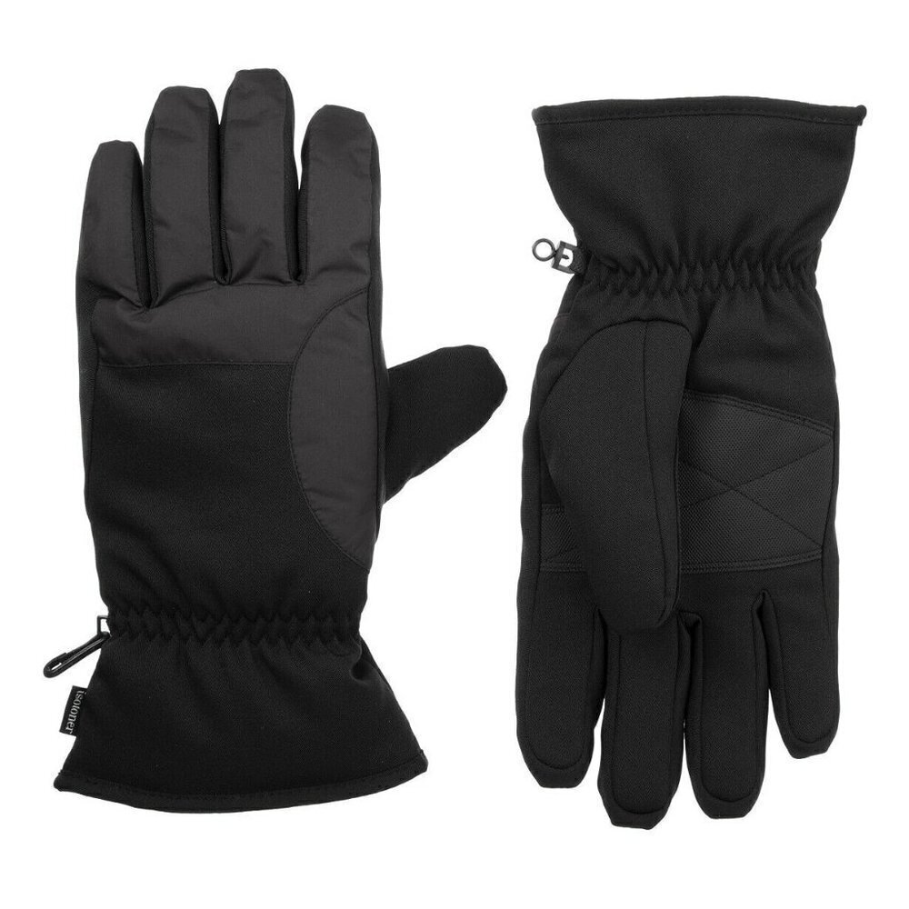 G1 Isotoner Black Signature Men's Lined Sport Touchscreen Gloves